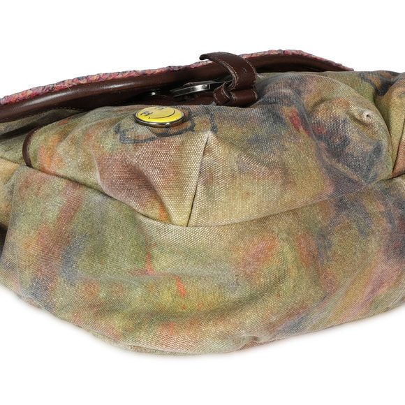 Chanel Multicolor On the Pavements Graffiti Canvas Large Messenger Bag - Picture 6 of 8